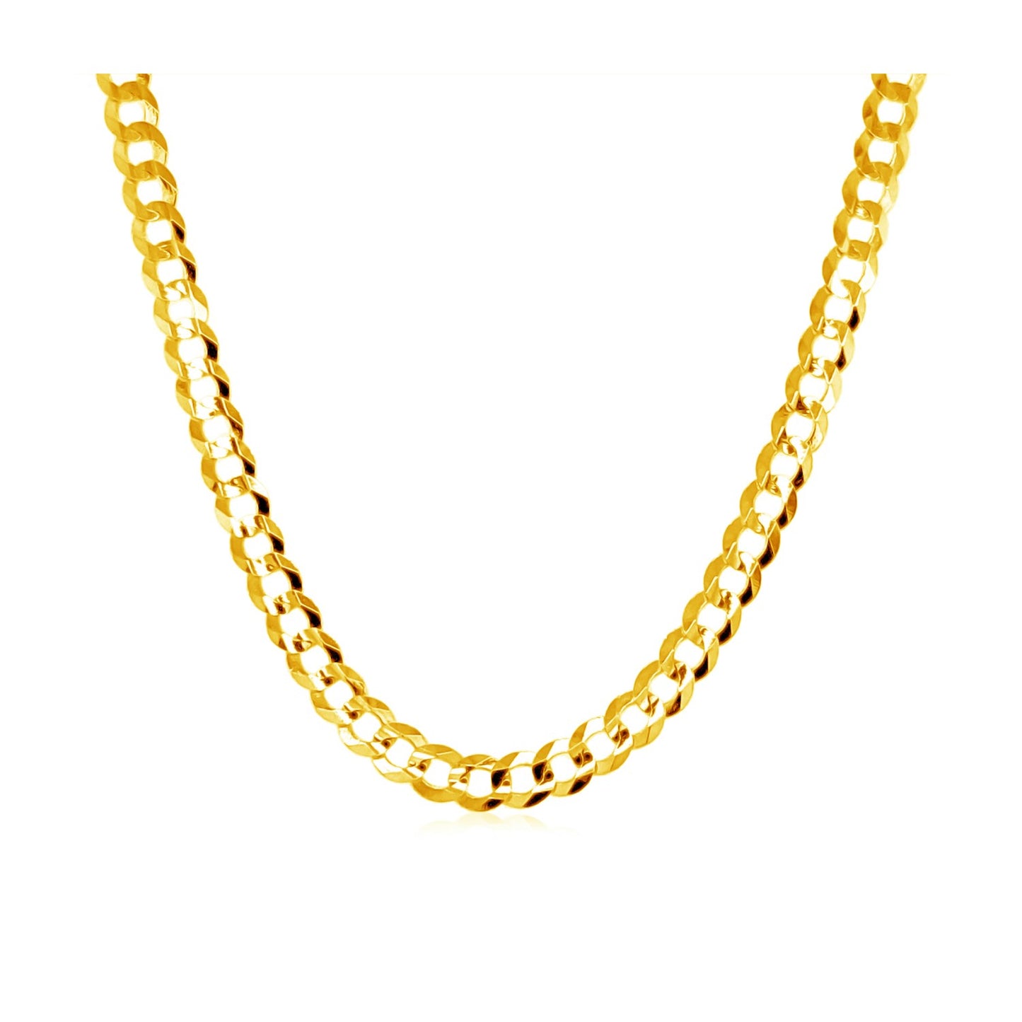 10k Yellow Gold Curb Chain (3.60 mm)